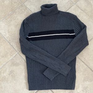 Mens Old Navy Stripe Turtleneck